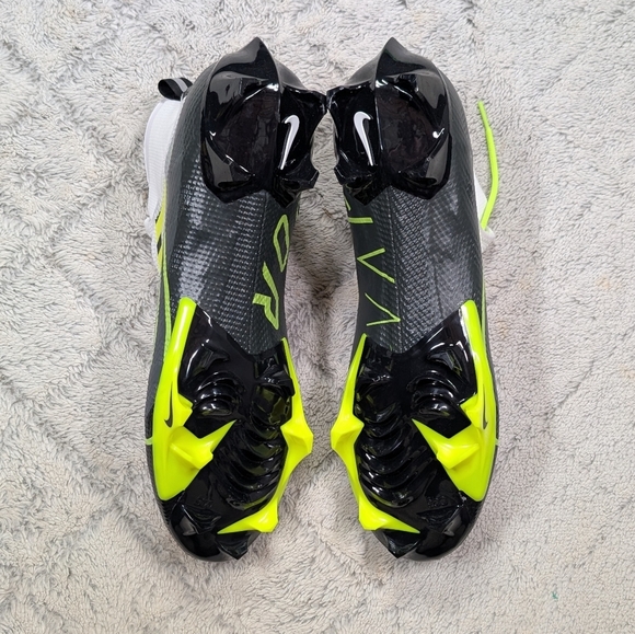 Nike Vapor Edge Pro 360 Football Cleats Black Gray Volt Mens Sz 12 DQ3670-071 main image 4